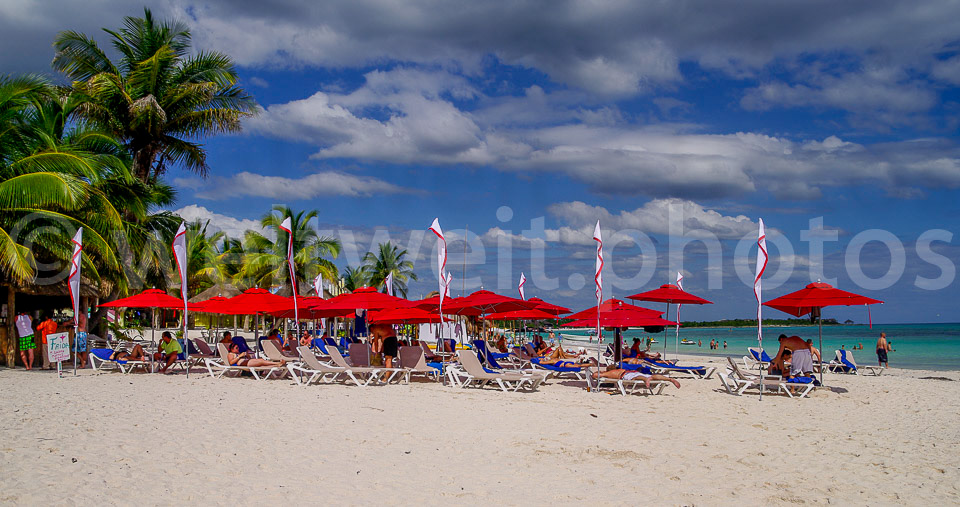 Am Strand von Yucatan