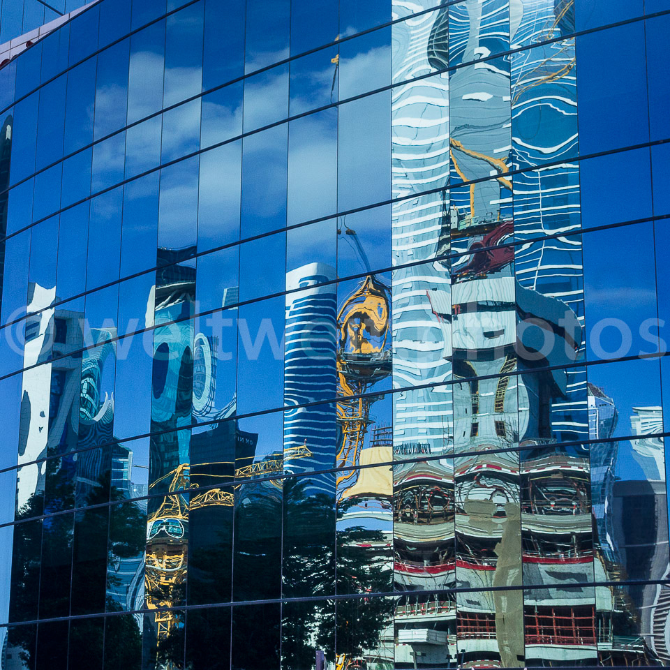 Im Spiegel. Business Bay, Dubai