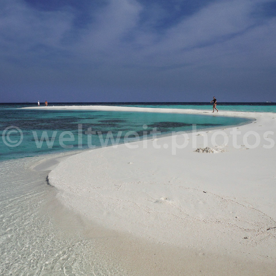 Insel. Male Atoll, Malediven
