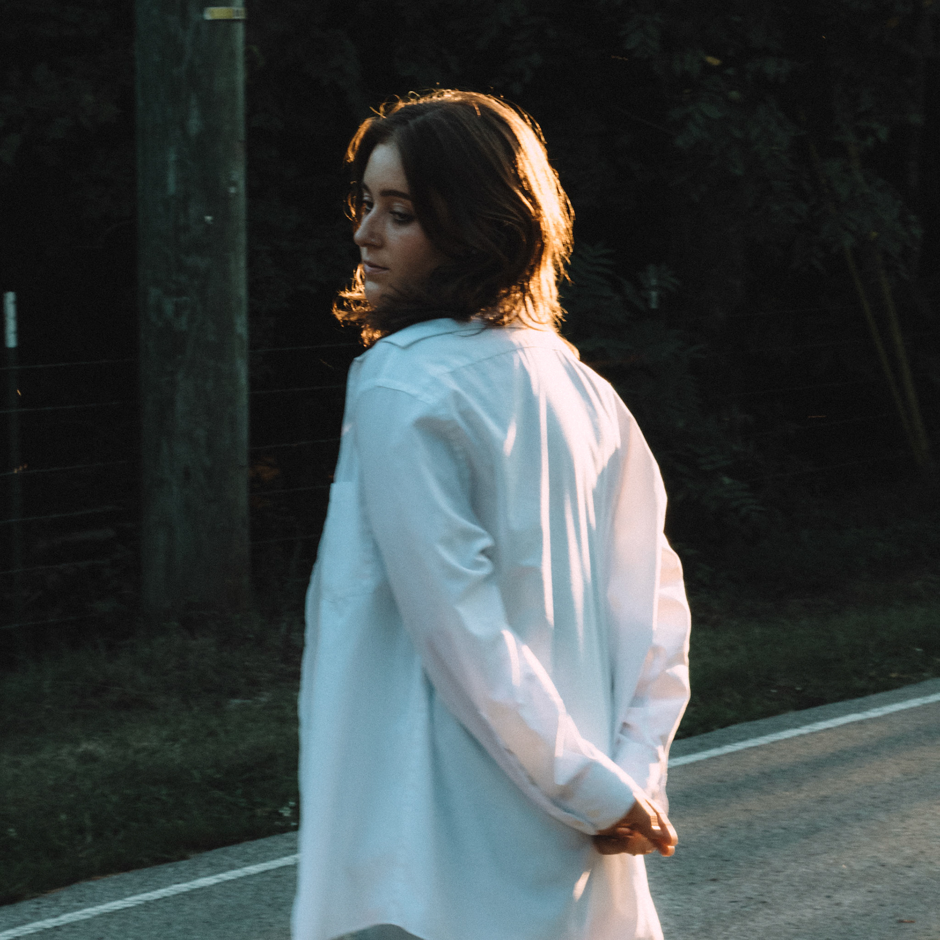 Hana Eid on set for her music video "Moonroof" | 8/28/22