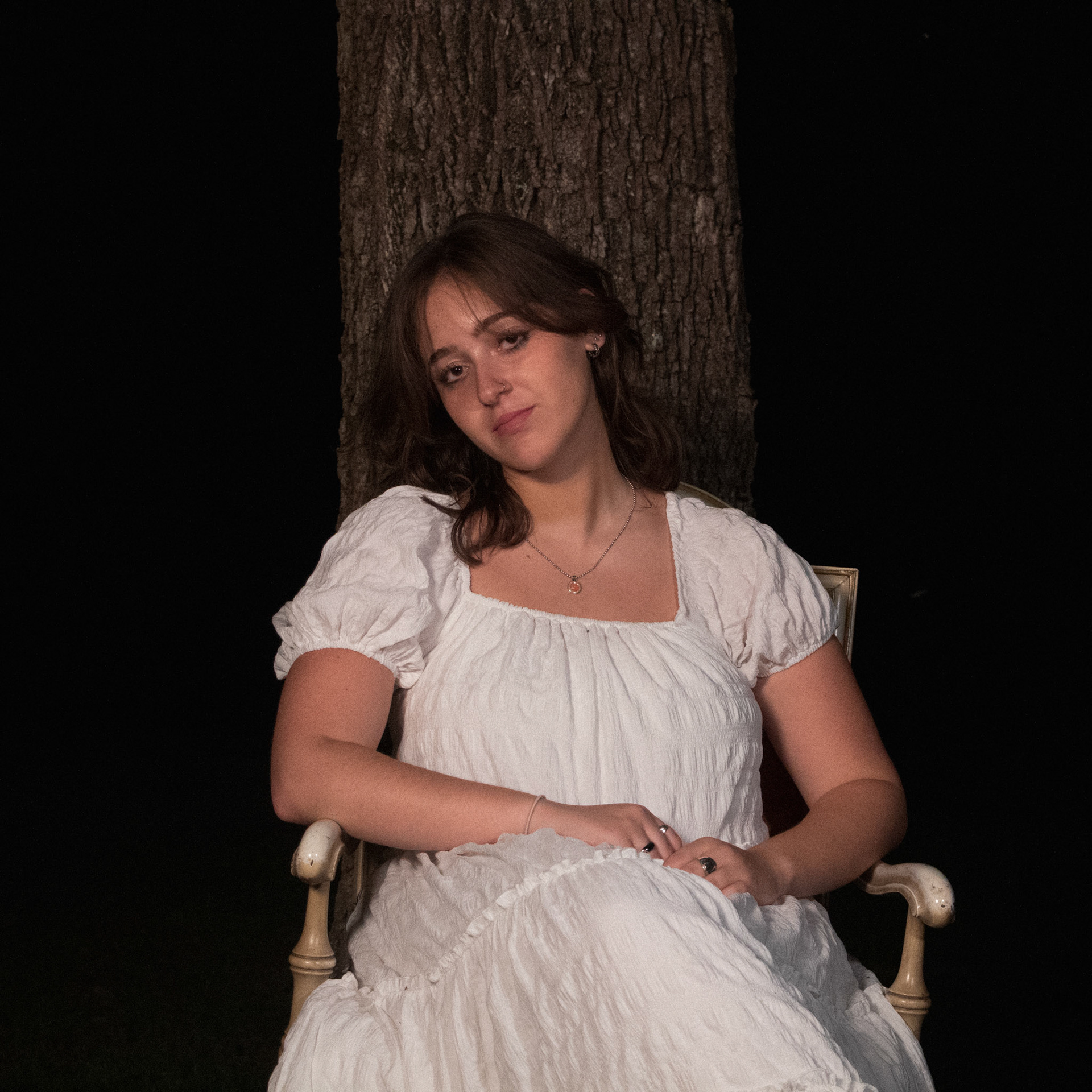 Hana Eid on set for her music video "Moonroof" | 8/28/22