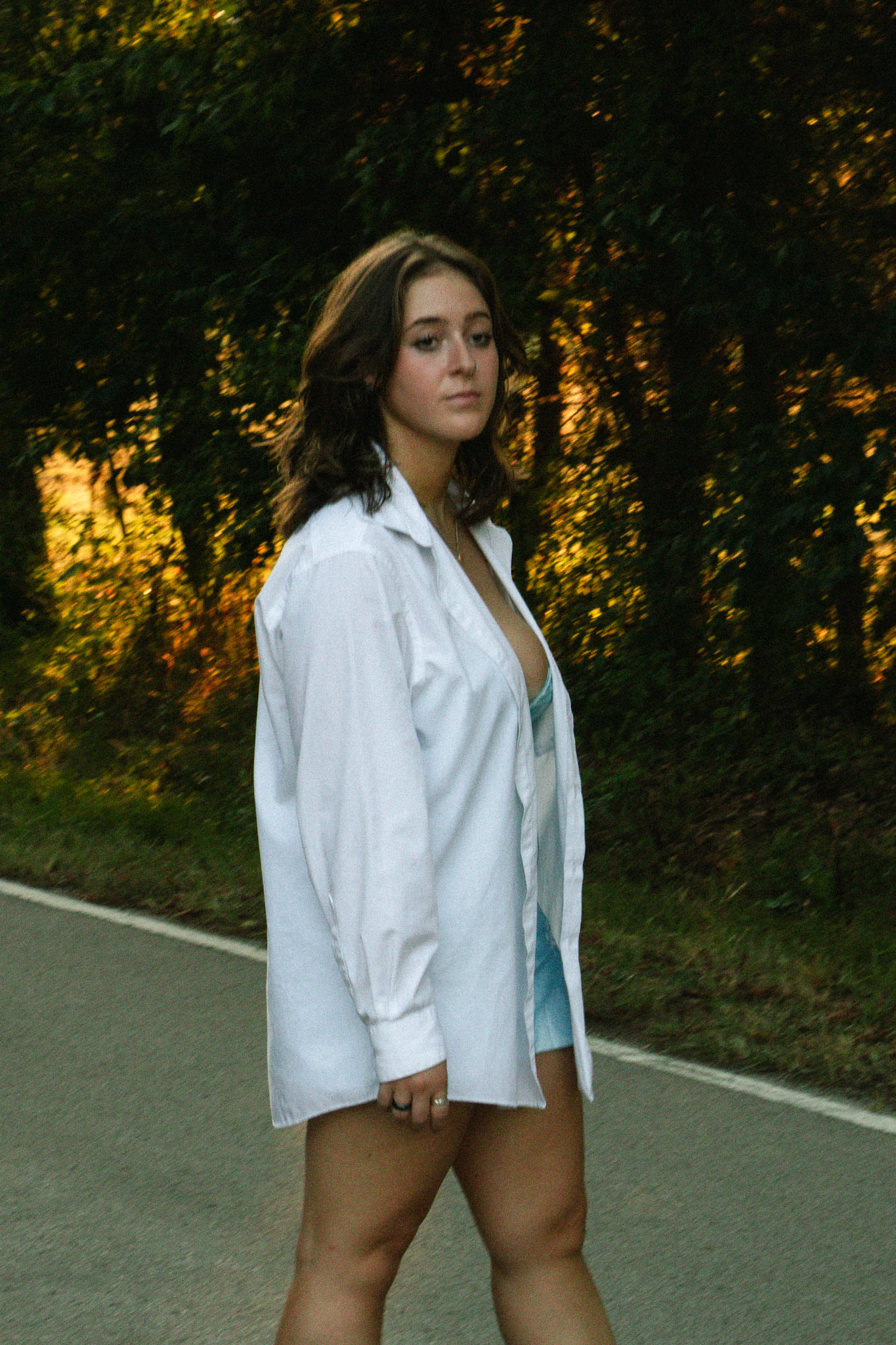 Hana Eid on set for her music video "Moonroof" | 8/28/22