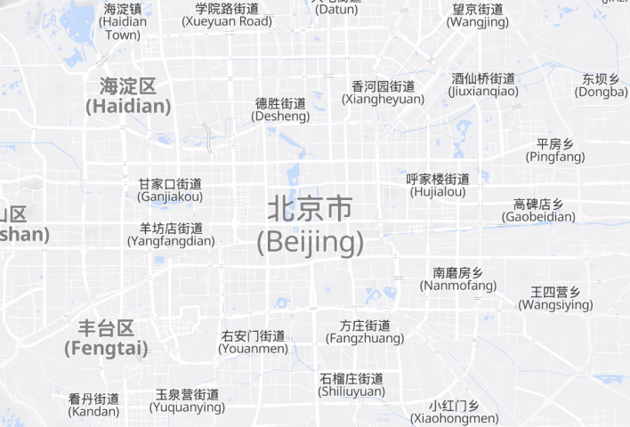 Beijing City Map View
