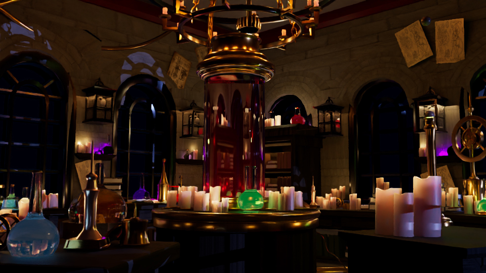 Secret Lab (Maya, Procreate)