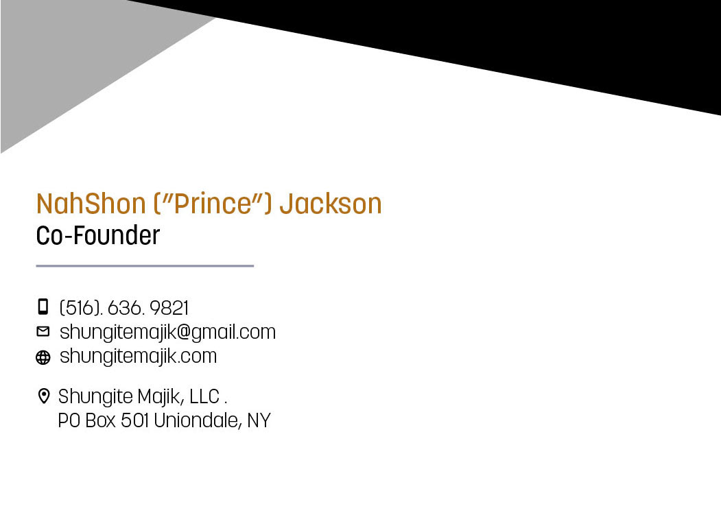 Business Card Back
