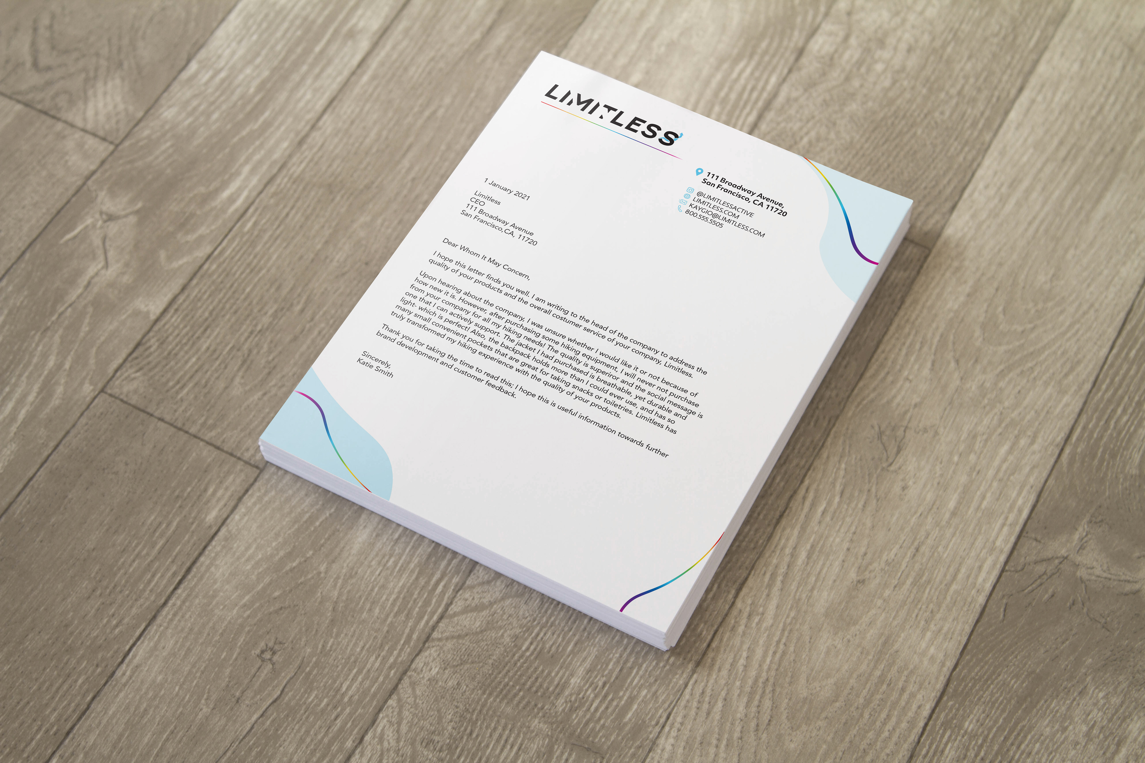 Collateral Materials-Letterhead