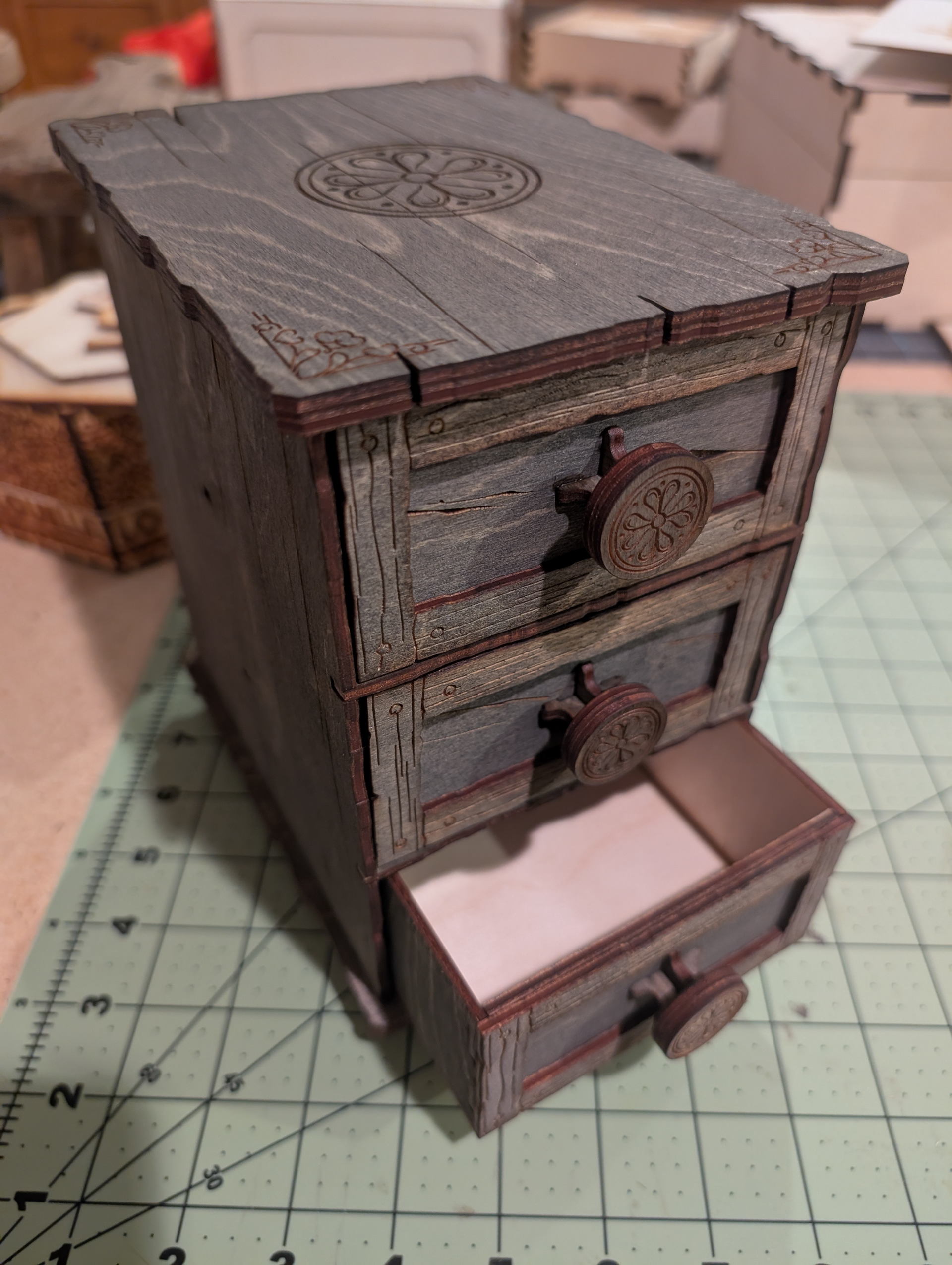 3 Drawer Keepsake Box