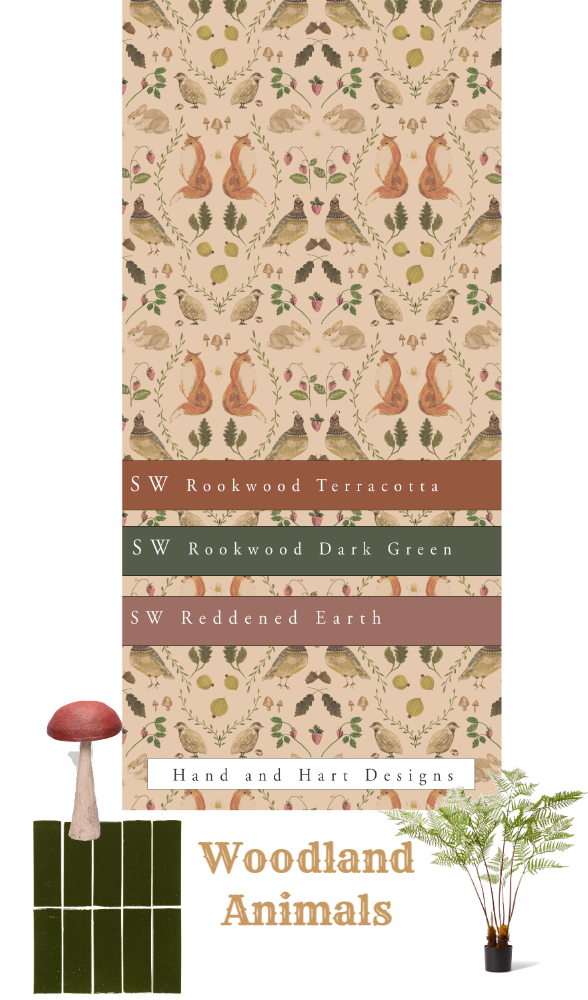 Woodland Animals Wallpaper for a Cozy Nursery