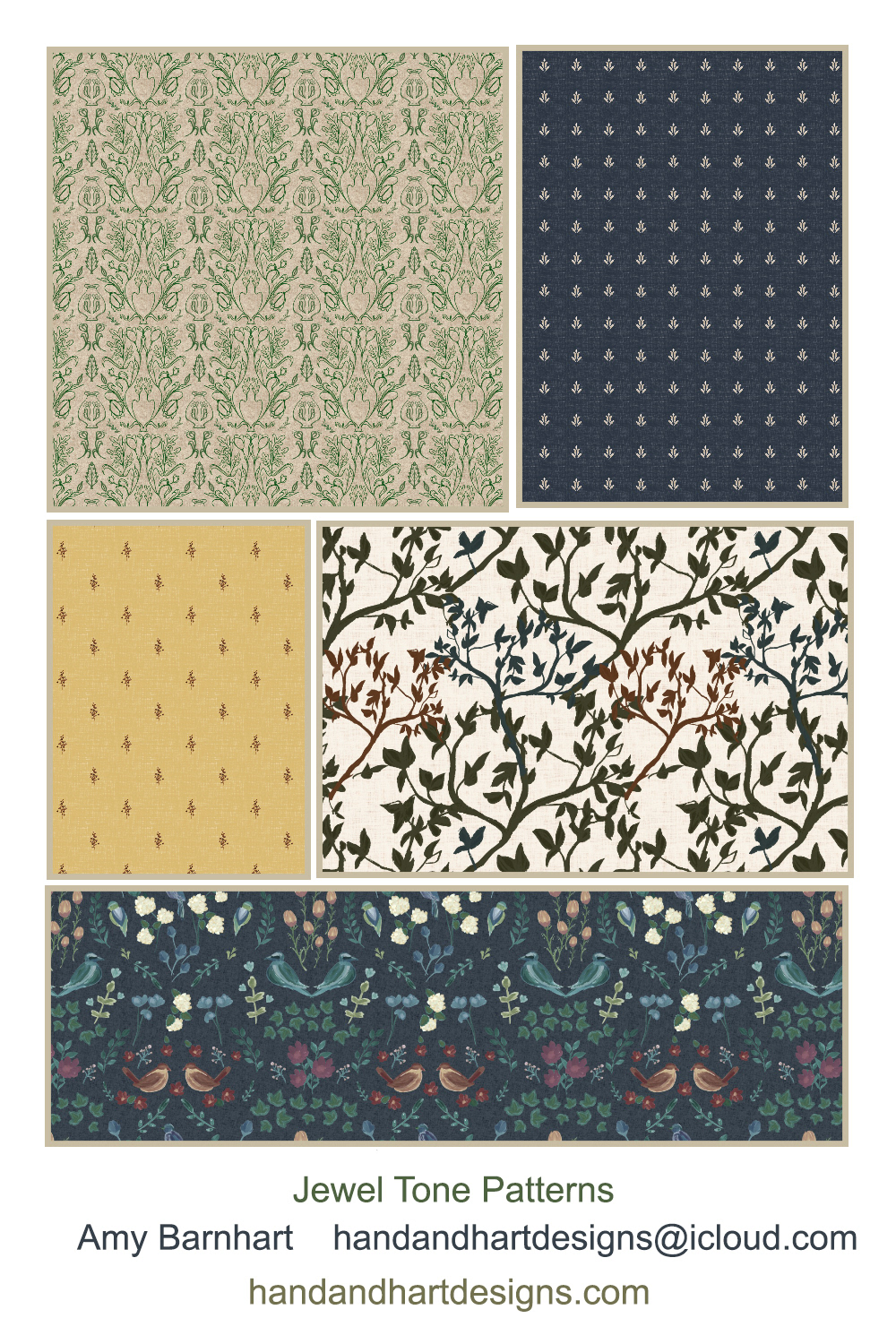 jewel tone wallpapers for home interior