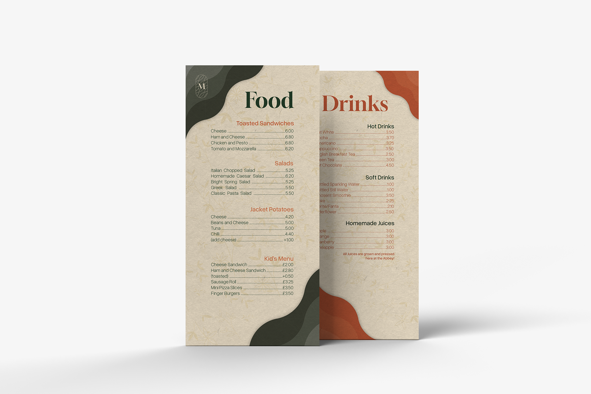 Day Menu 