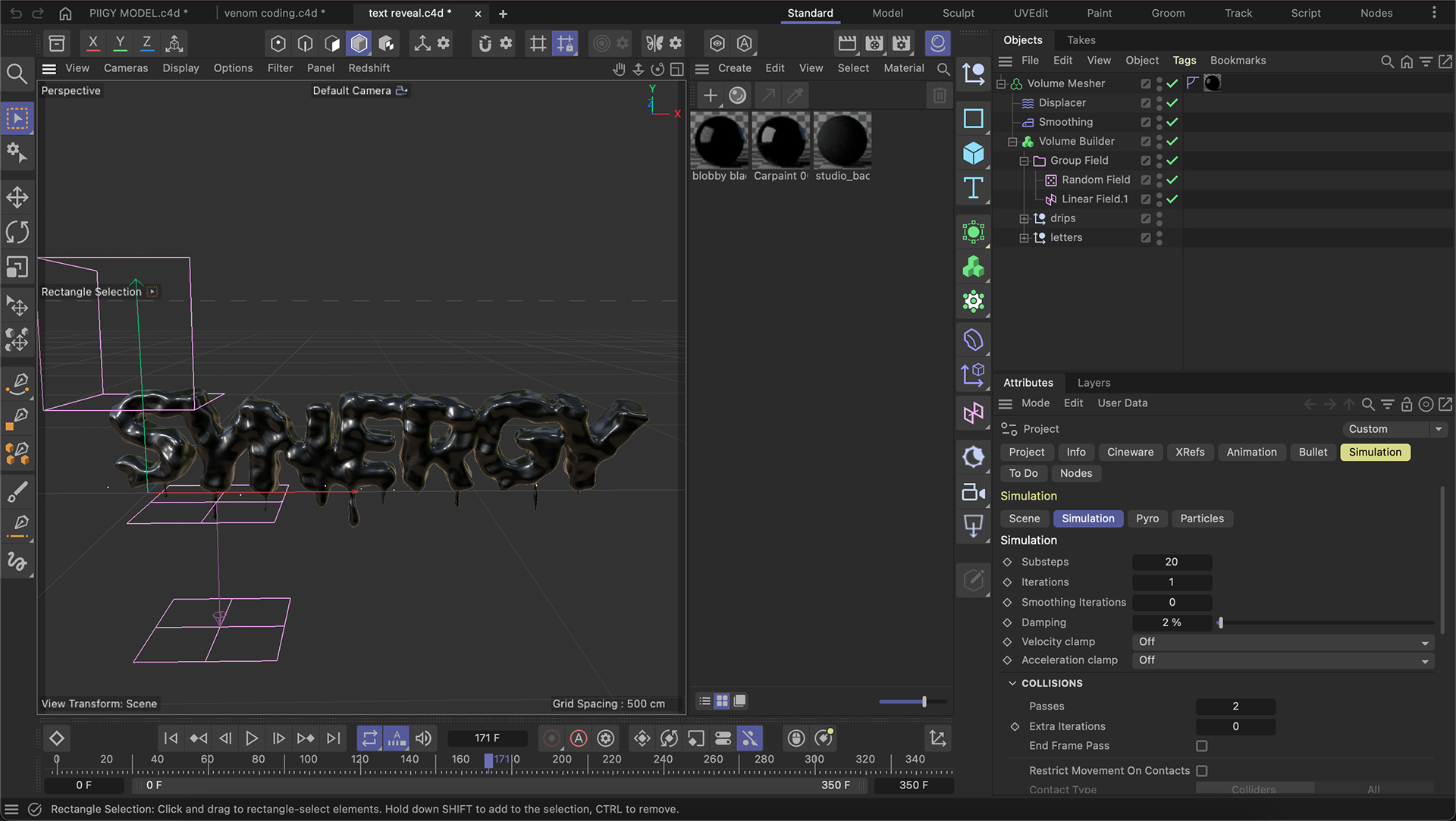 Linear Field Text Showcase