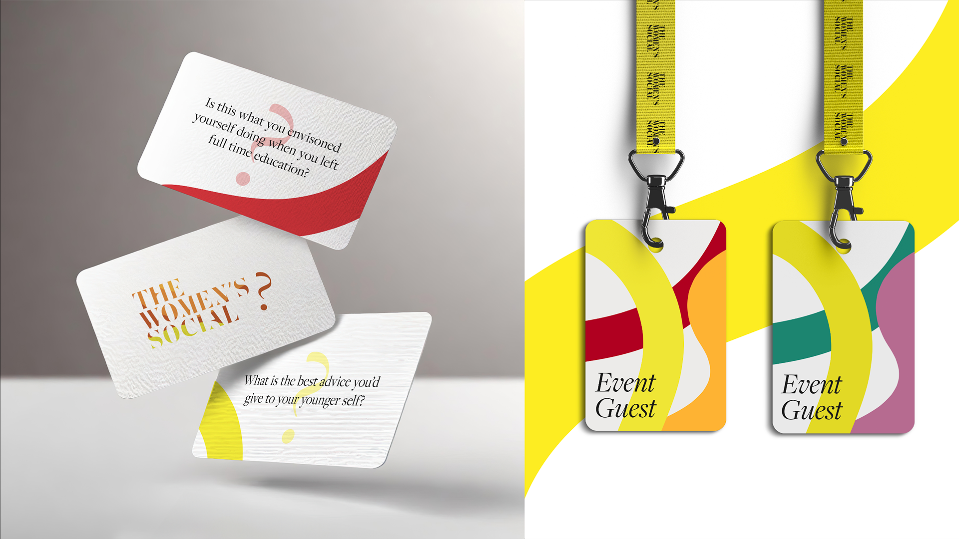 Event Items: Guest  Cards, Event Badges