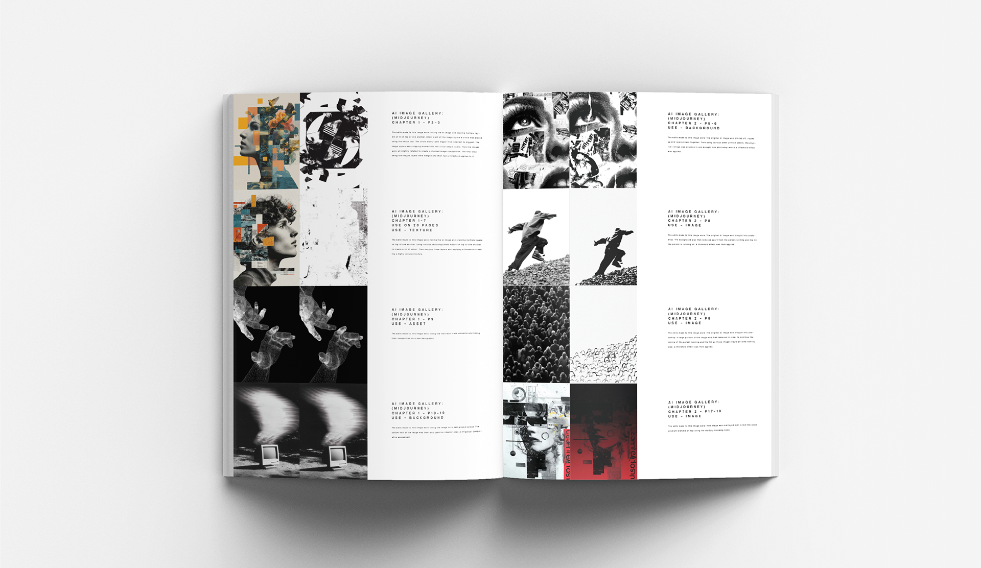 Showcase of How AI Imagery Has Been Used Throughout The Book