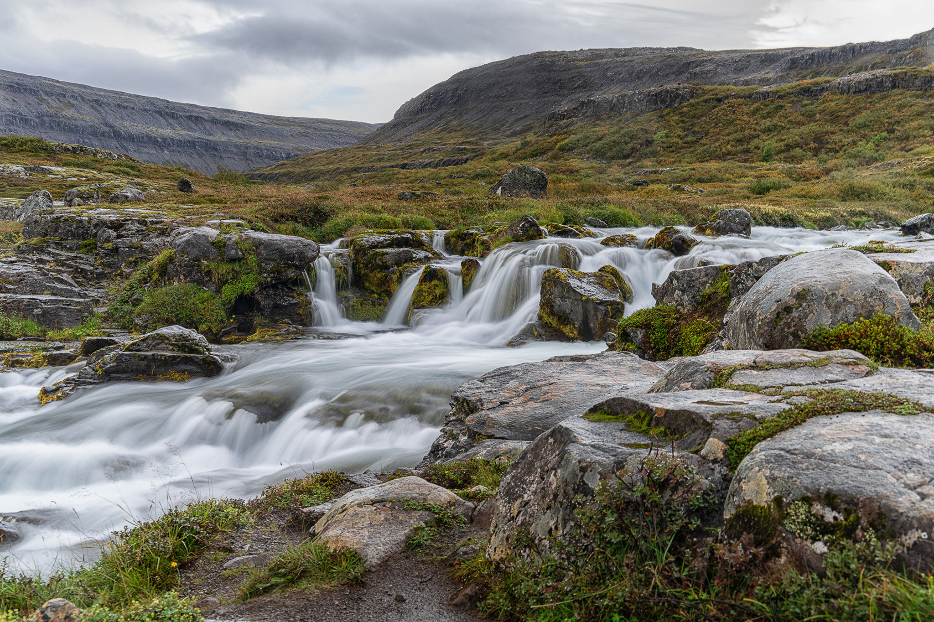 Dynjandi Waterfall Isafjordur Iceland