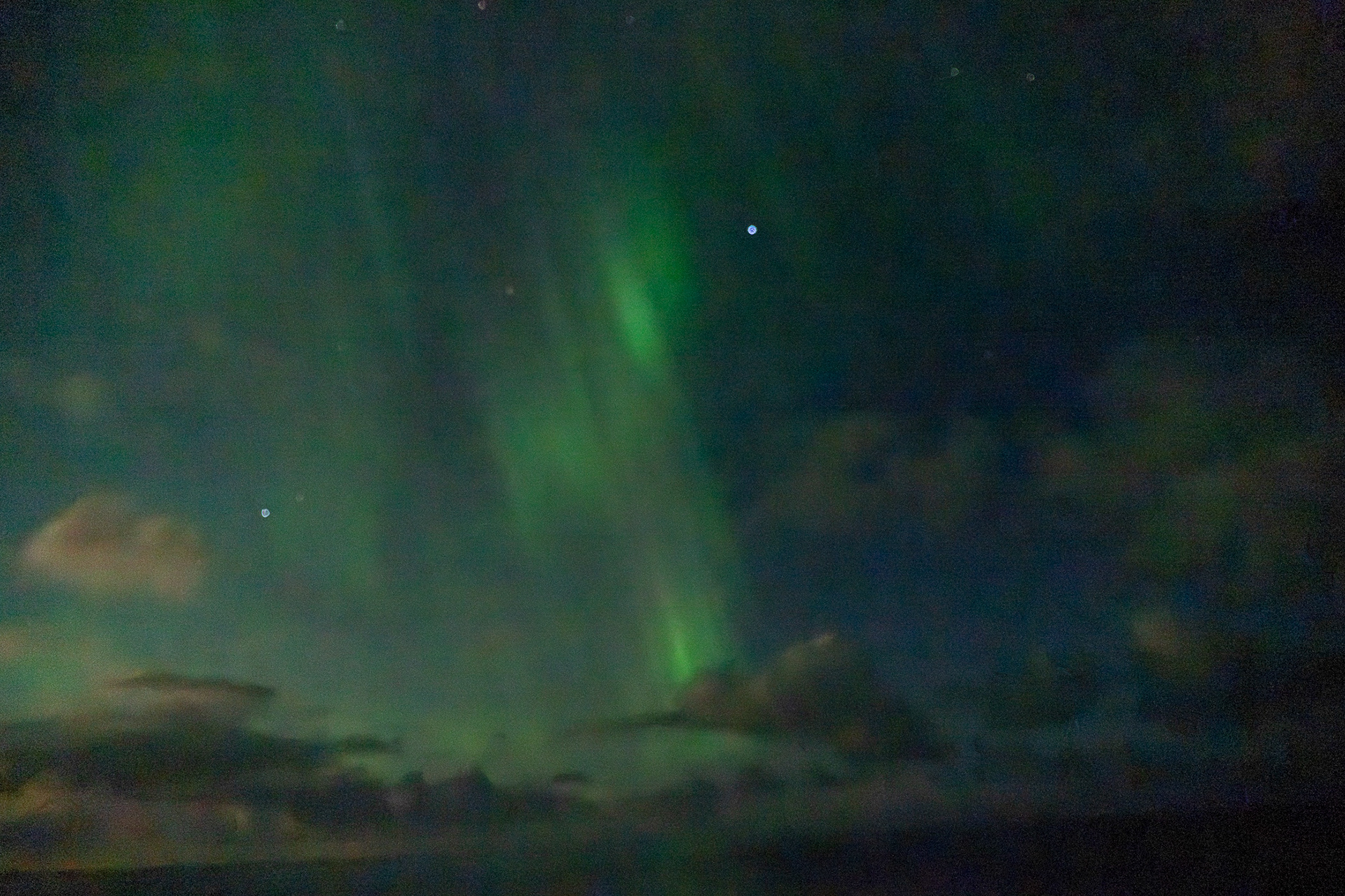 Northern Lights at sea