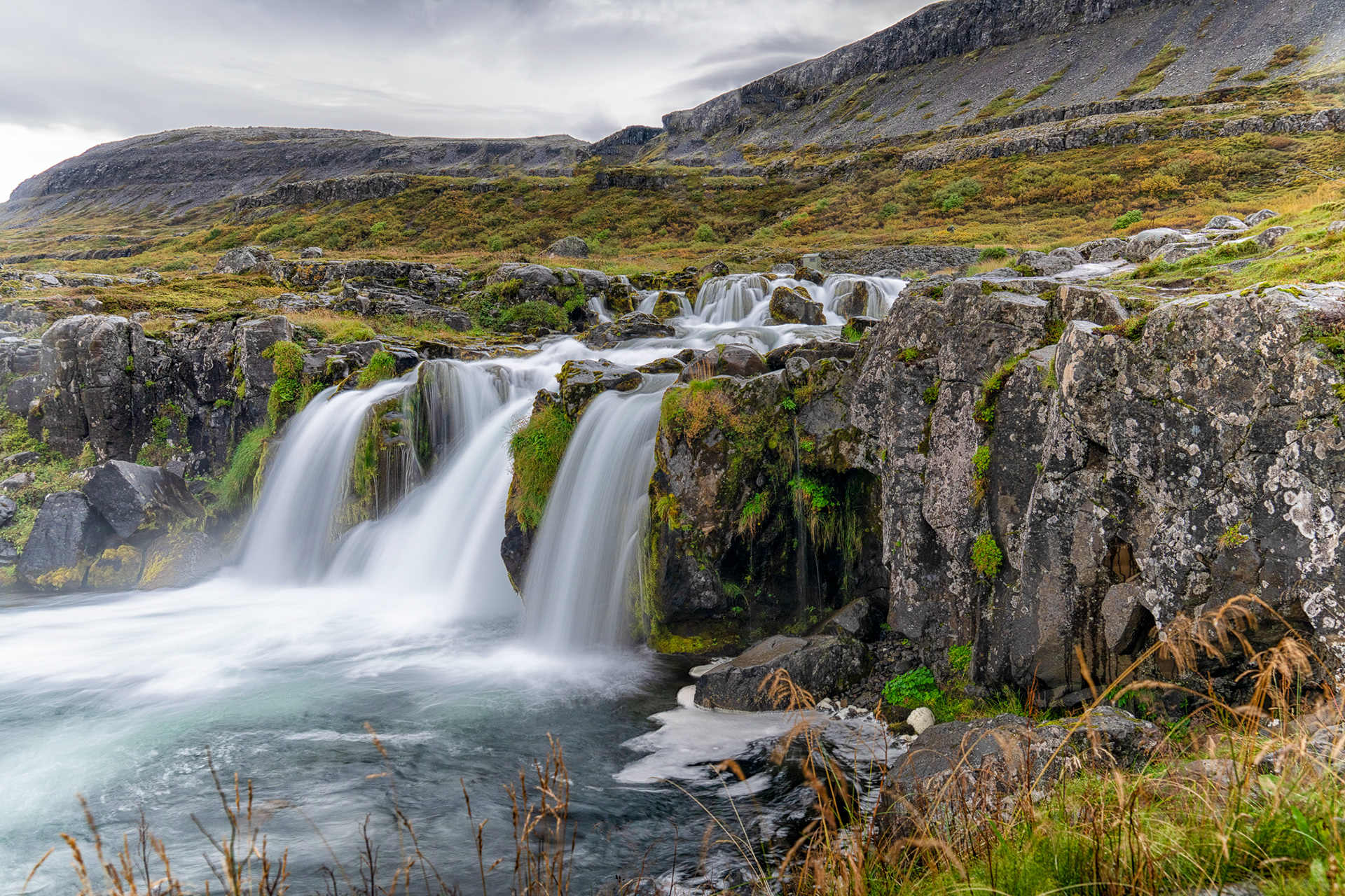 Dynjandi Waterfall Isafjordur Iceland