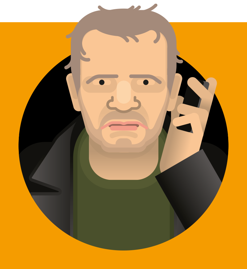 Liam Neeson as Brian Mills in Taken