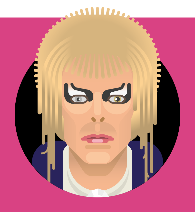 David Bowie as Gareth the Goblin King from Labyrinth