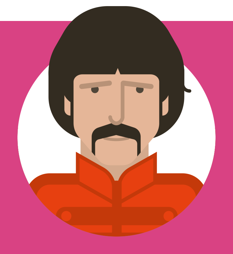 George Harrison in the Beatles