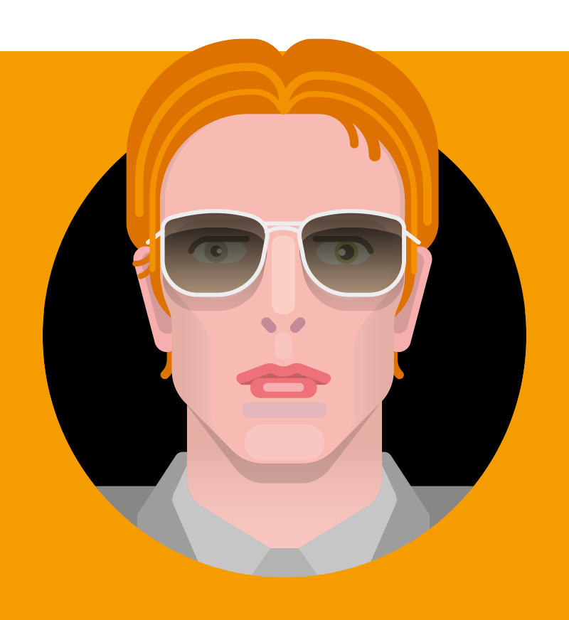 David Bowie as Thomas Jerome Newton in The Man Who Fell to Earth