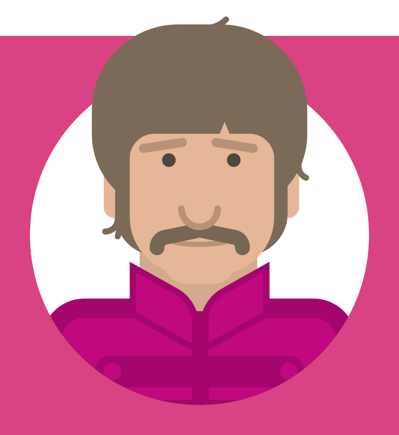 Ringo Starr in the Beatles