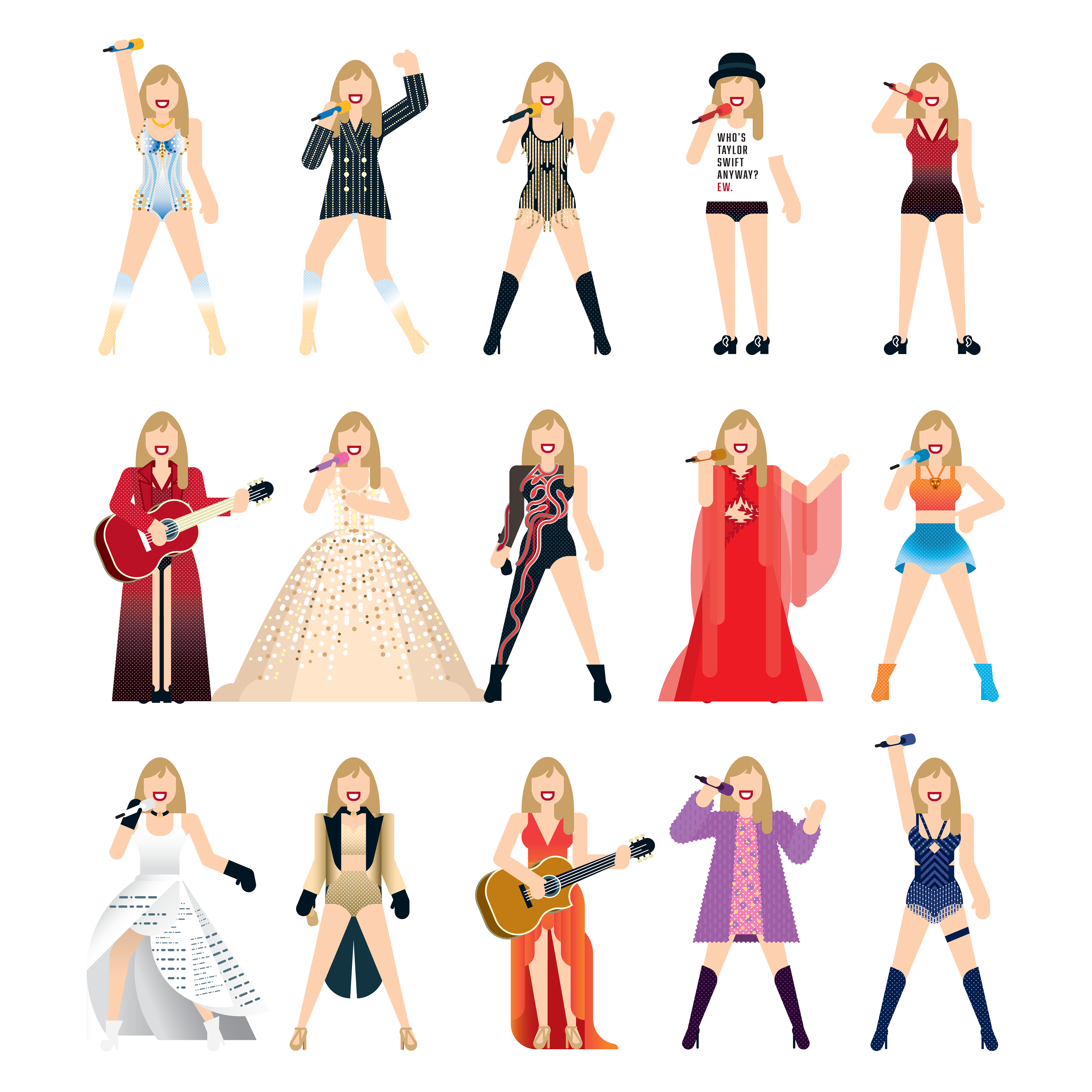 Taylor Swift illustrations