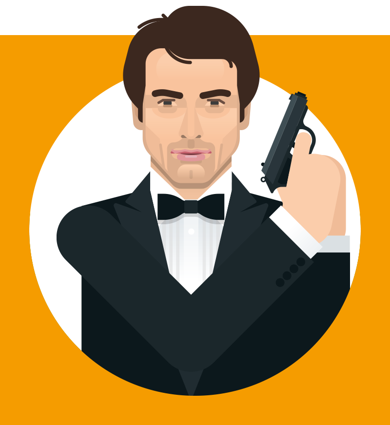 Timothy Dalton as James Bond