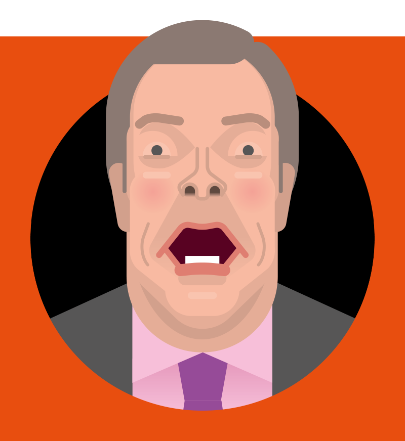 Nigel Farage, British politician