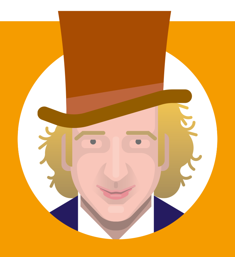 Gene Wilder as Willy Wonka