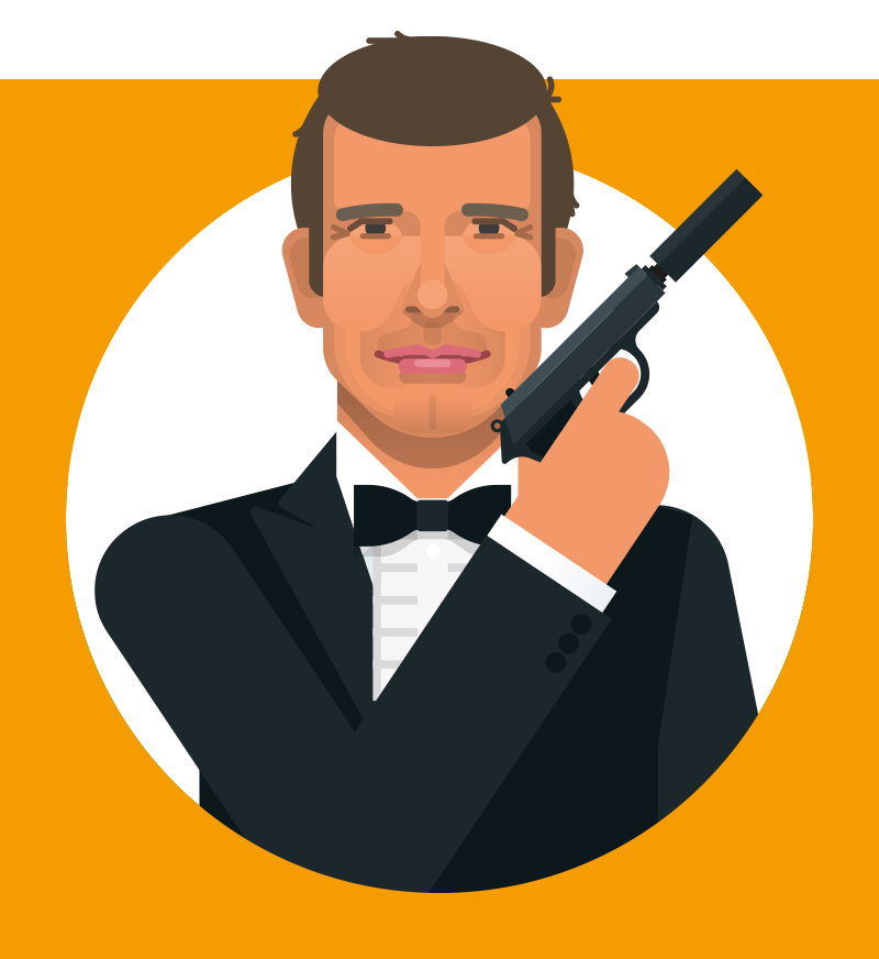 George Lazenby as James Bond