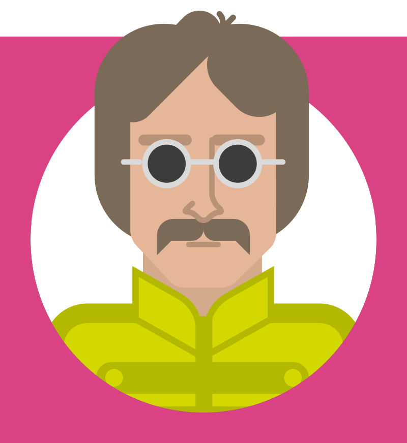 John Lennon in the Beatles