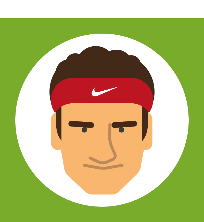 Roger Federer, tennis player