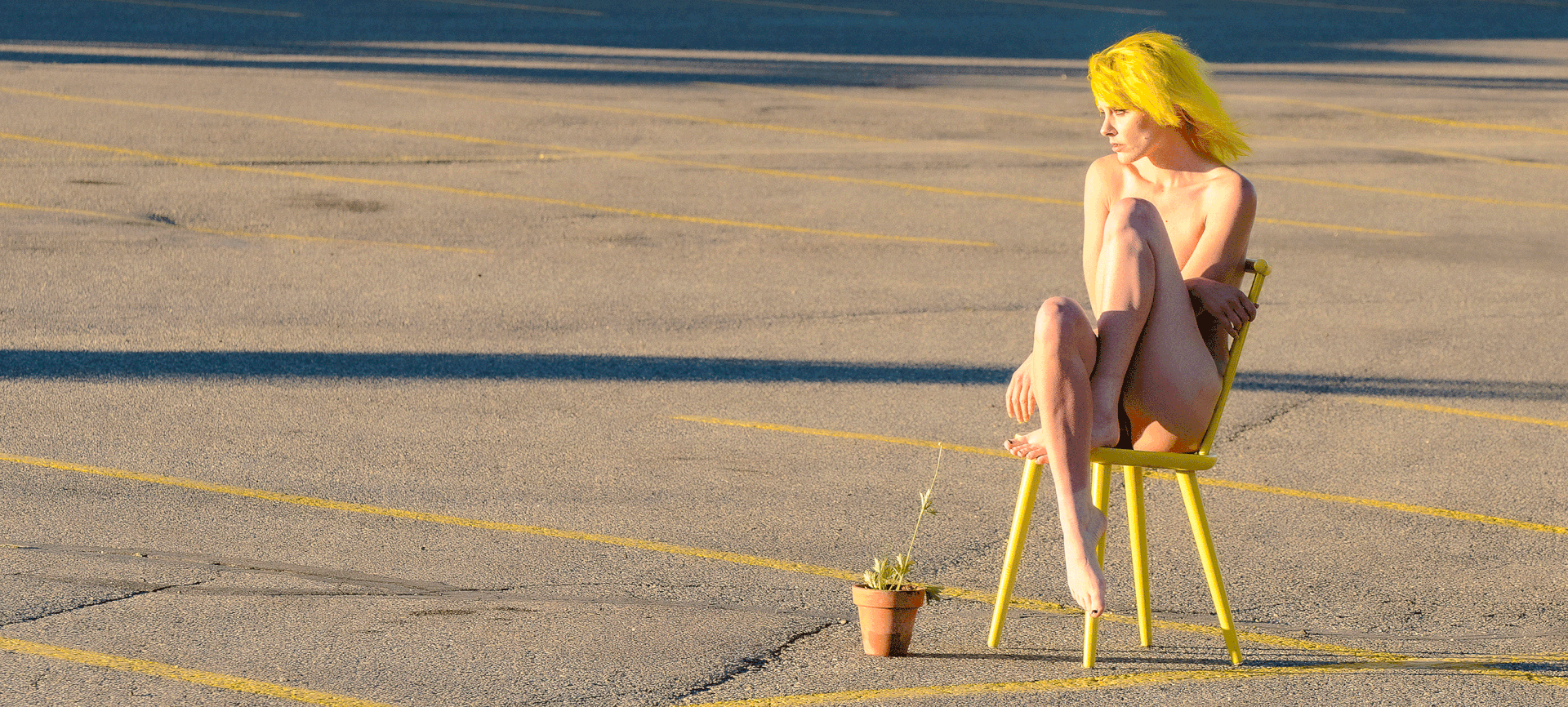 Danielle - one yellow chair