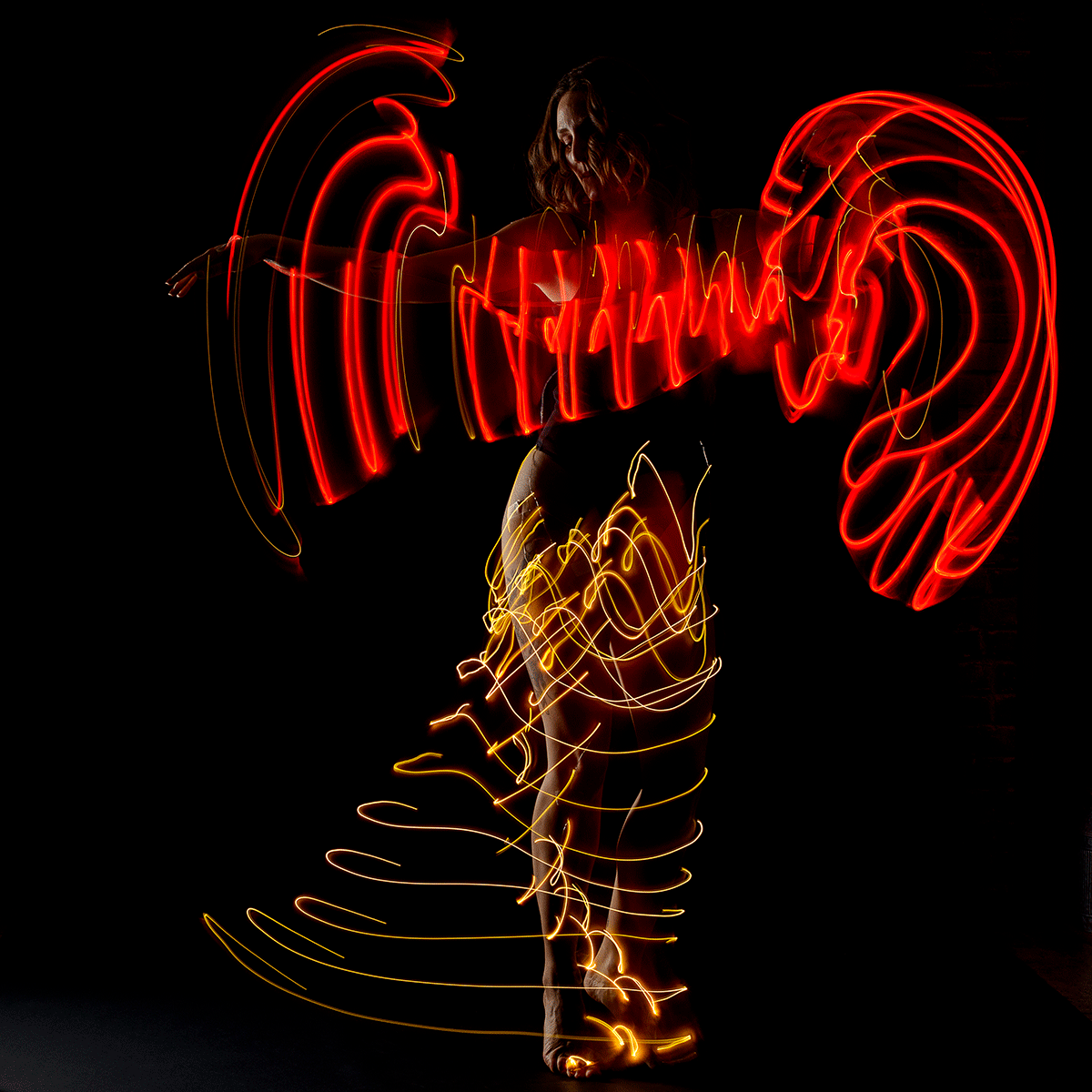 Robyn light paints