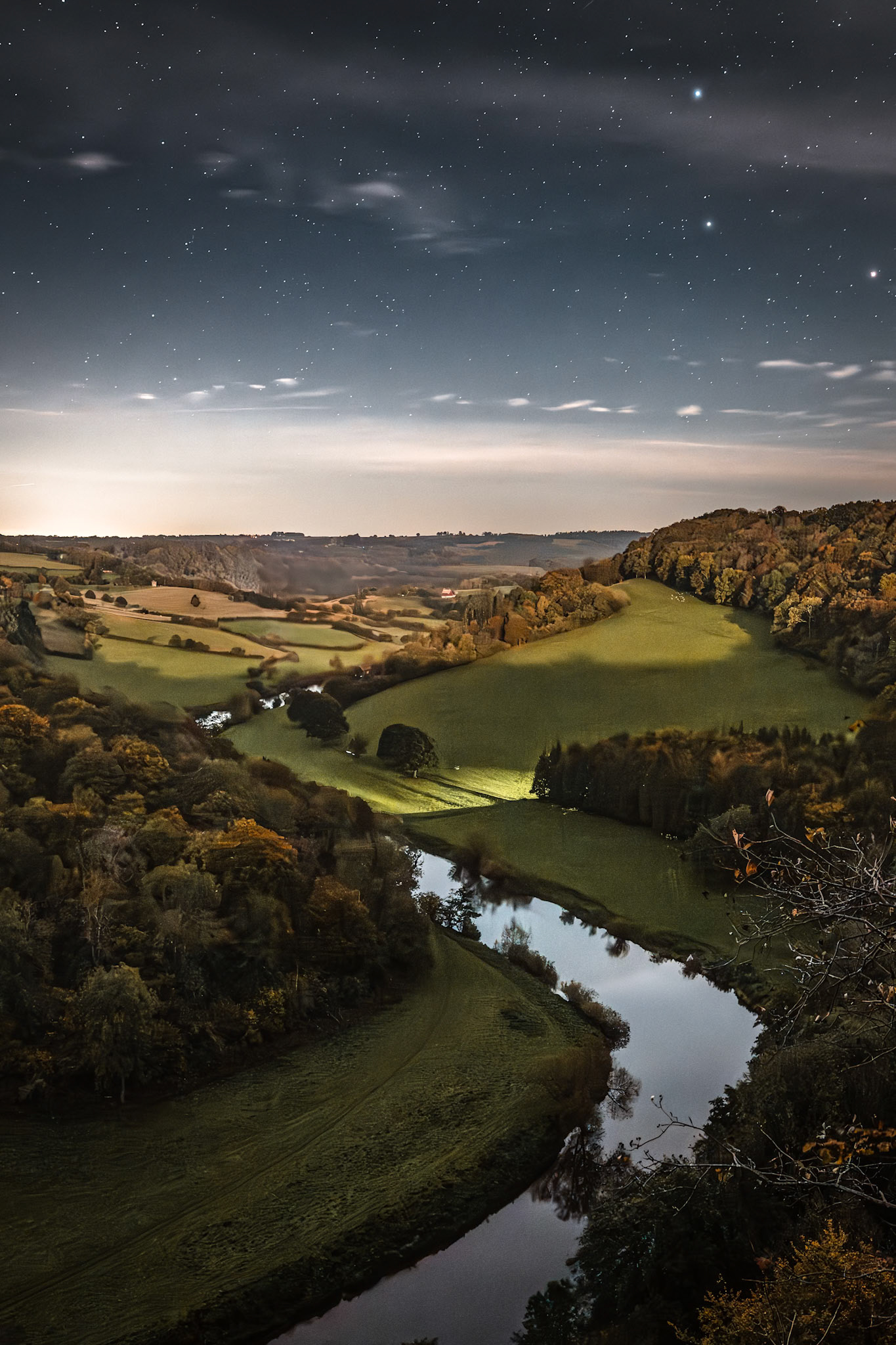 Symonds Yat at night. October 2024.