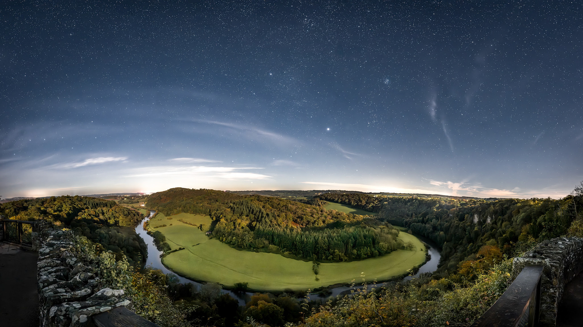Symonds Yat at night. October 2024.