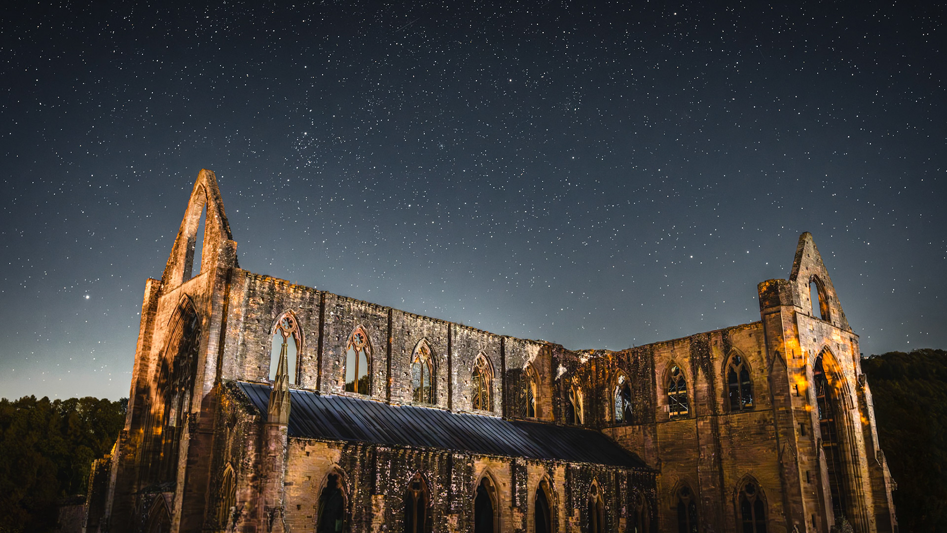 Astro landscapes at and near Tintern Abbey. October 2024