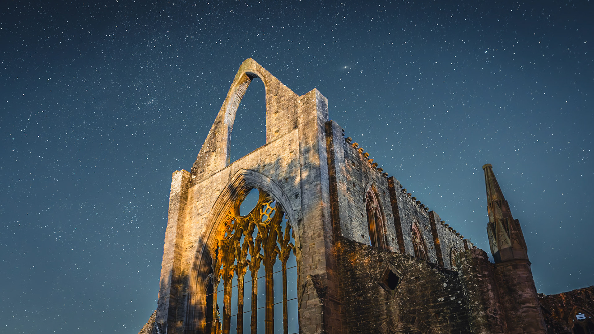 Astro landscapes at and near Tintern Abbey. October 2024