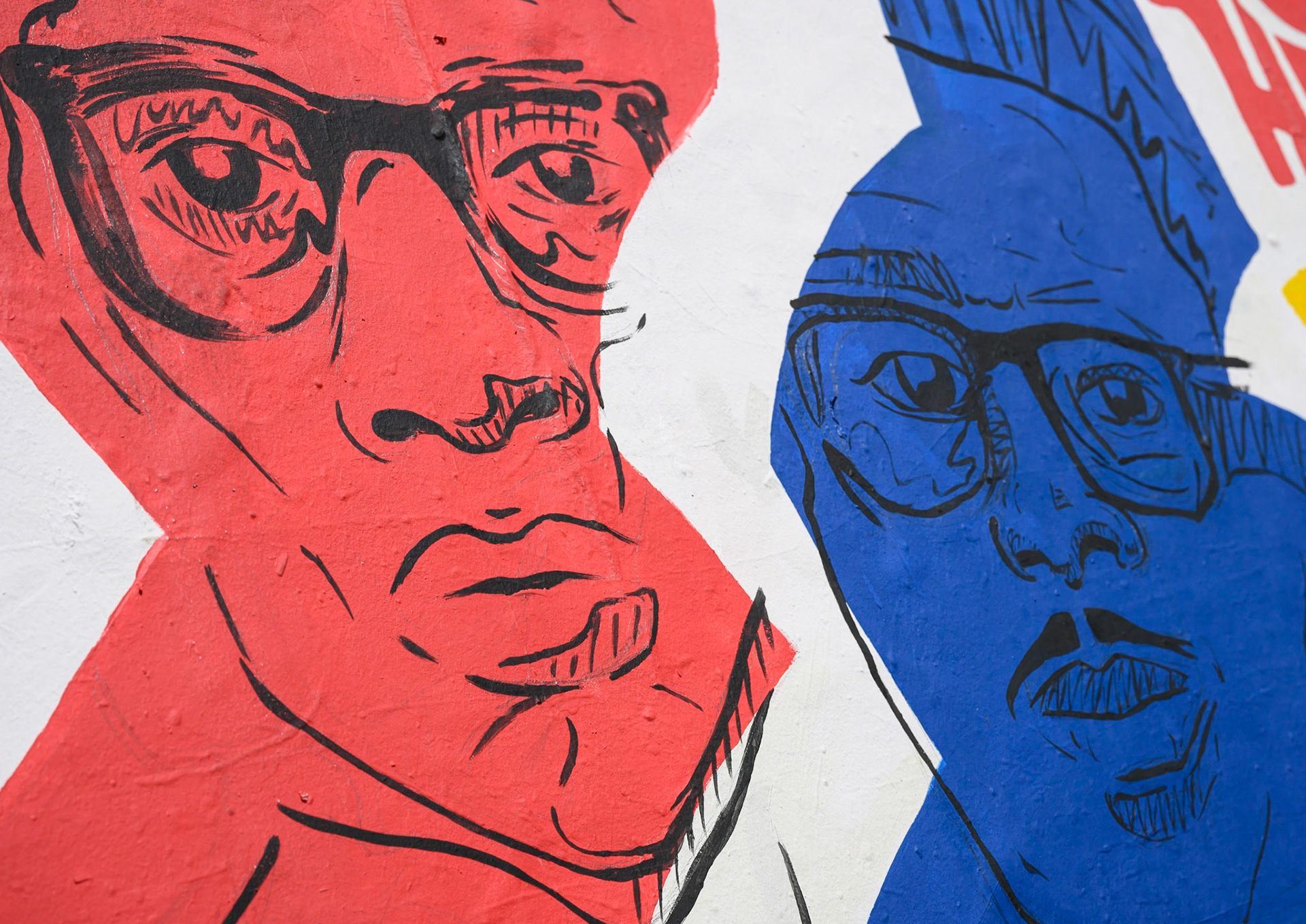 I took this series of photos for the I Will Tell Film Festival. They wanted pictures documenting the Bristol Bus Boycott artwork in the city, and in particular the Seven Saints of St Pauls murals by artist Michelle Cutis and muralists Paintsmiths.