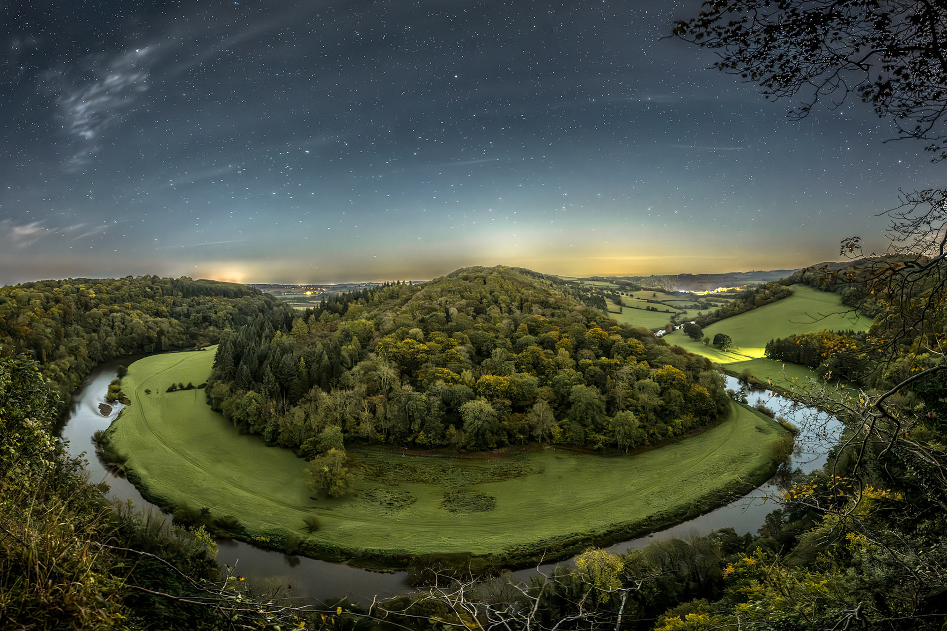 Symonds Yat at night. October 2024.