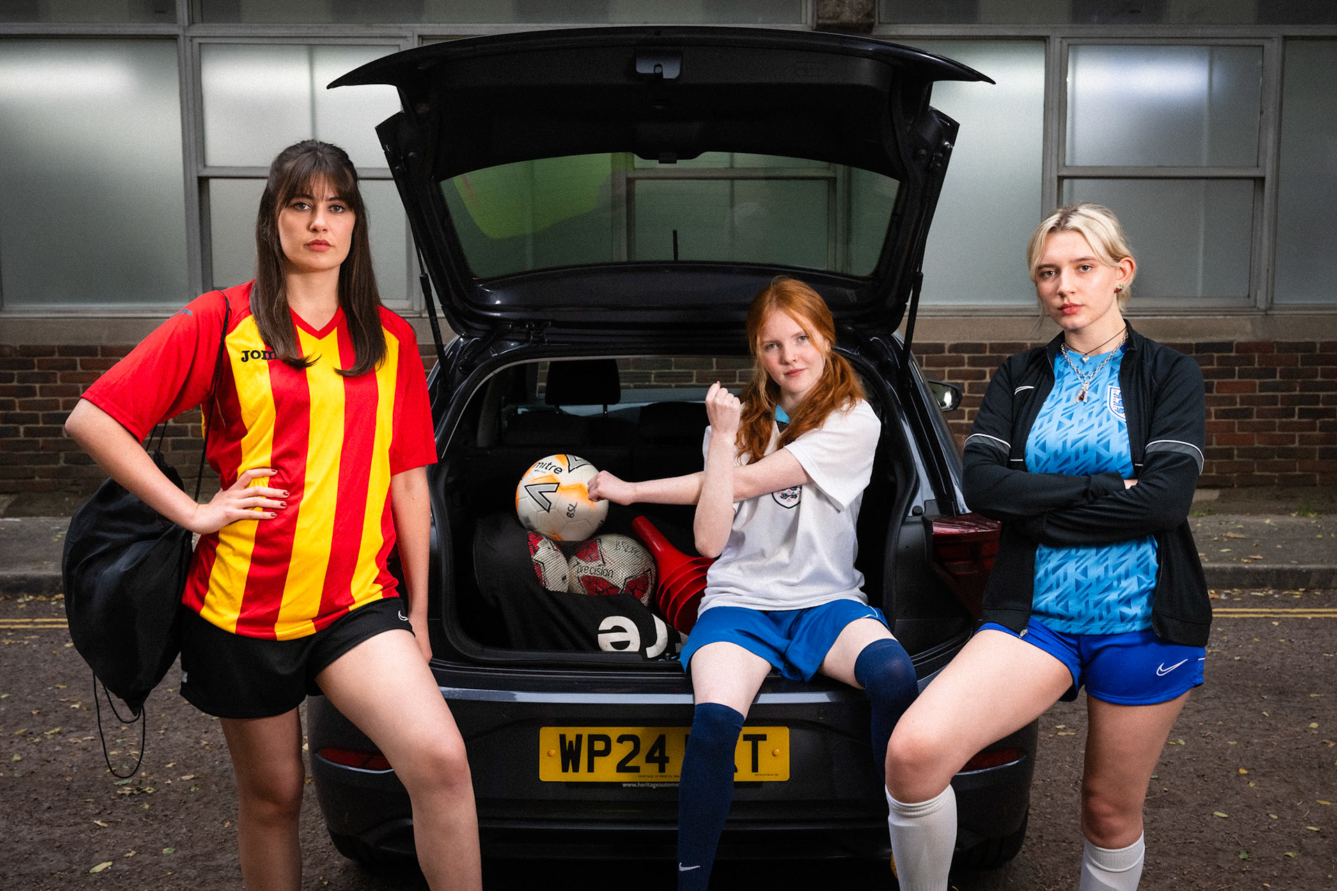 Photoshoot for the Bristol Old Vic's Young Company show Home Ground. October 2024.