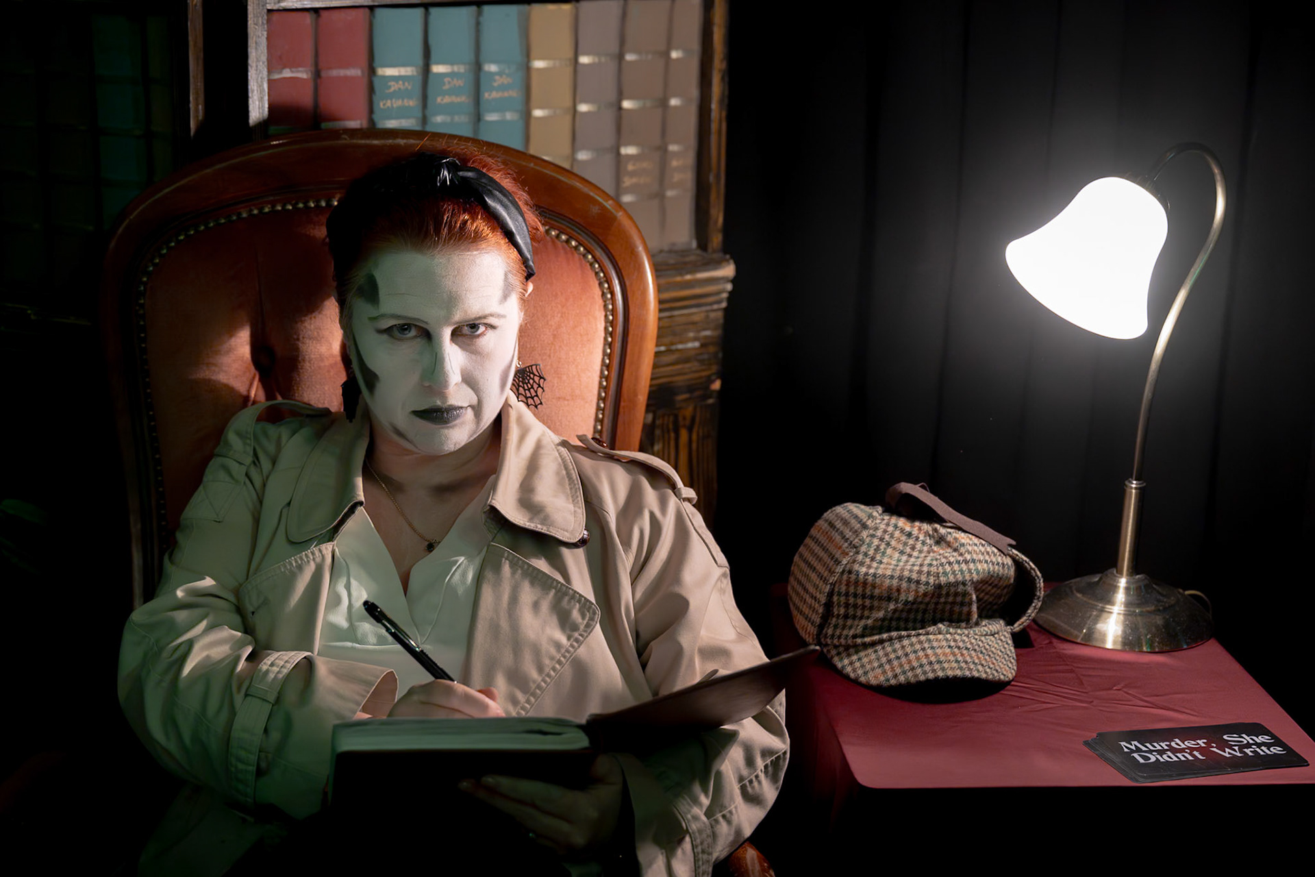 "Murder, She Didn't Fright" halloween show by Degrees of Error, at the Bristol Improv Theatre. October 2024.