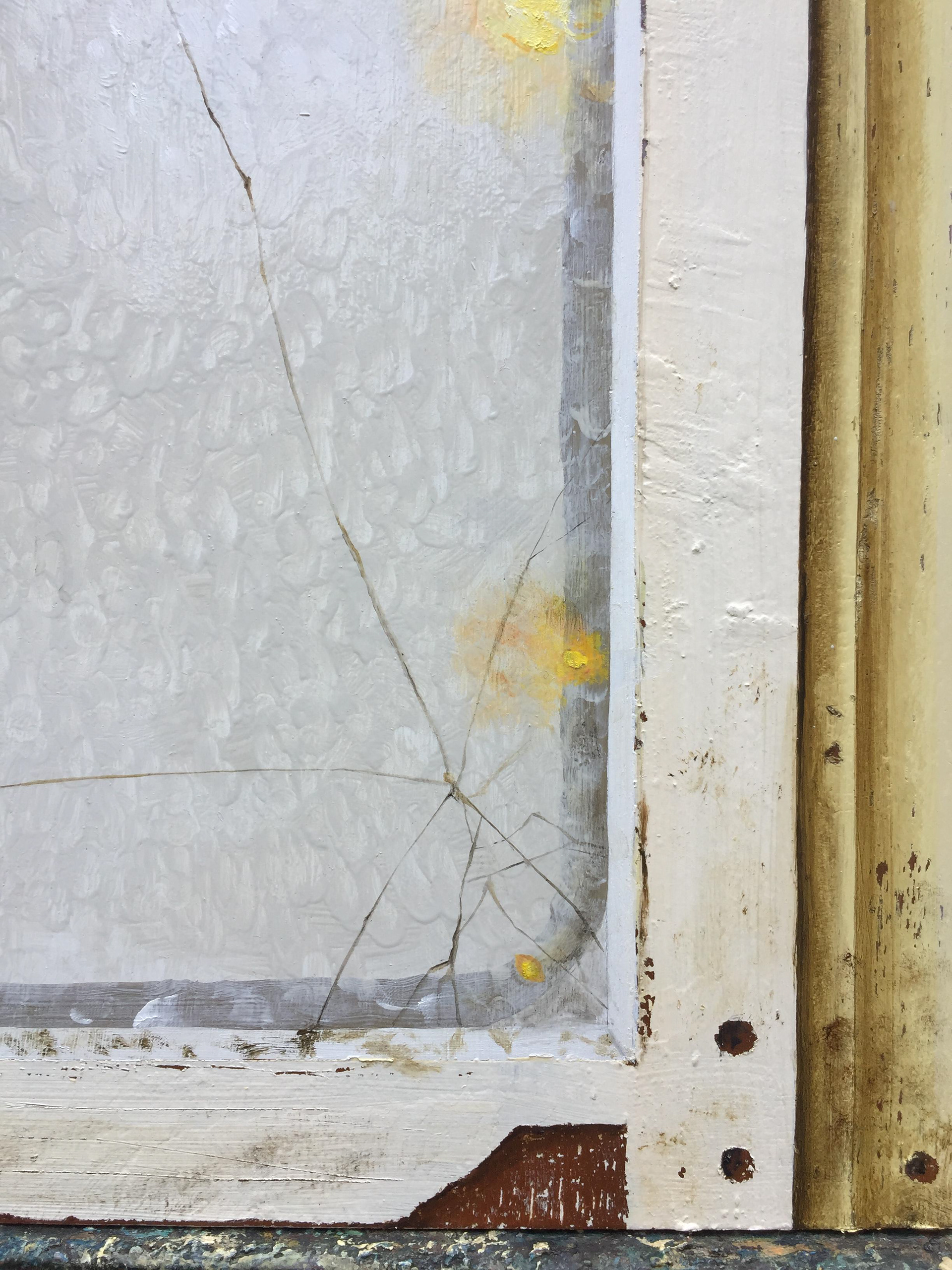 Effet verre brisé en peinture