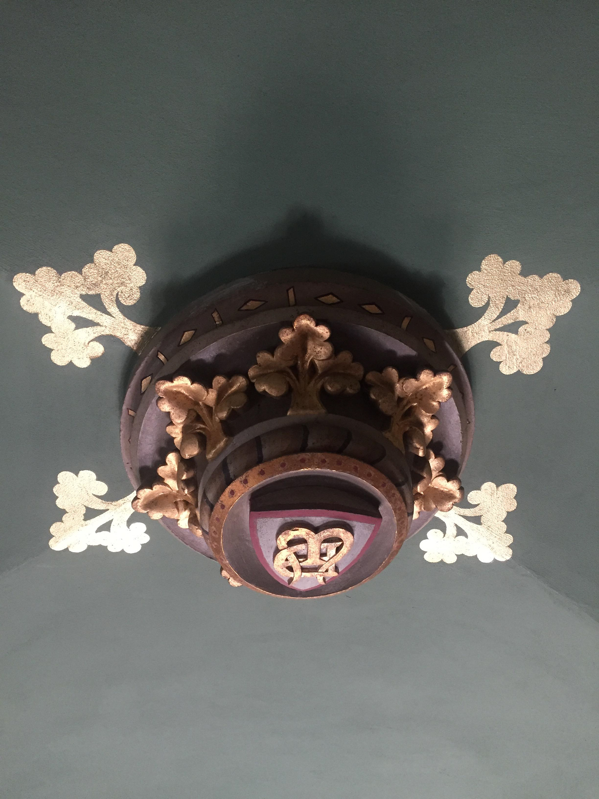 Décoration plafond château Aveyron