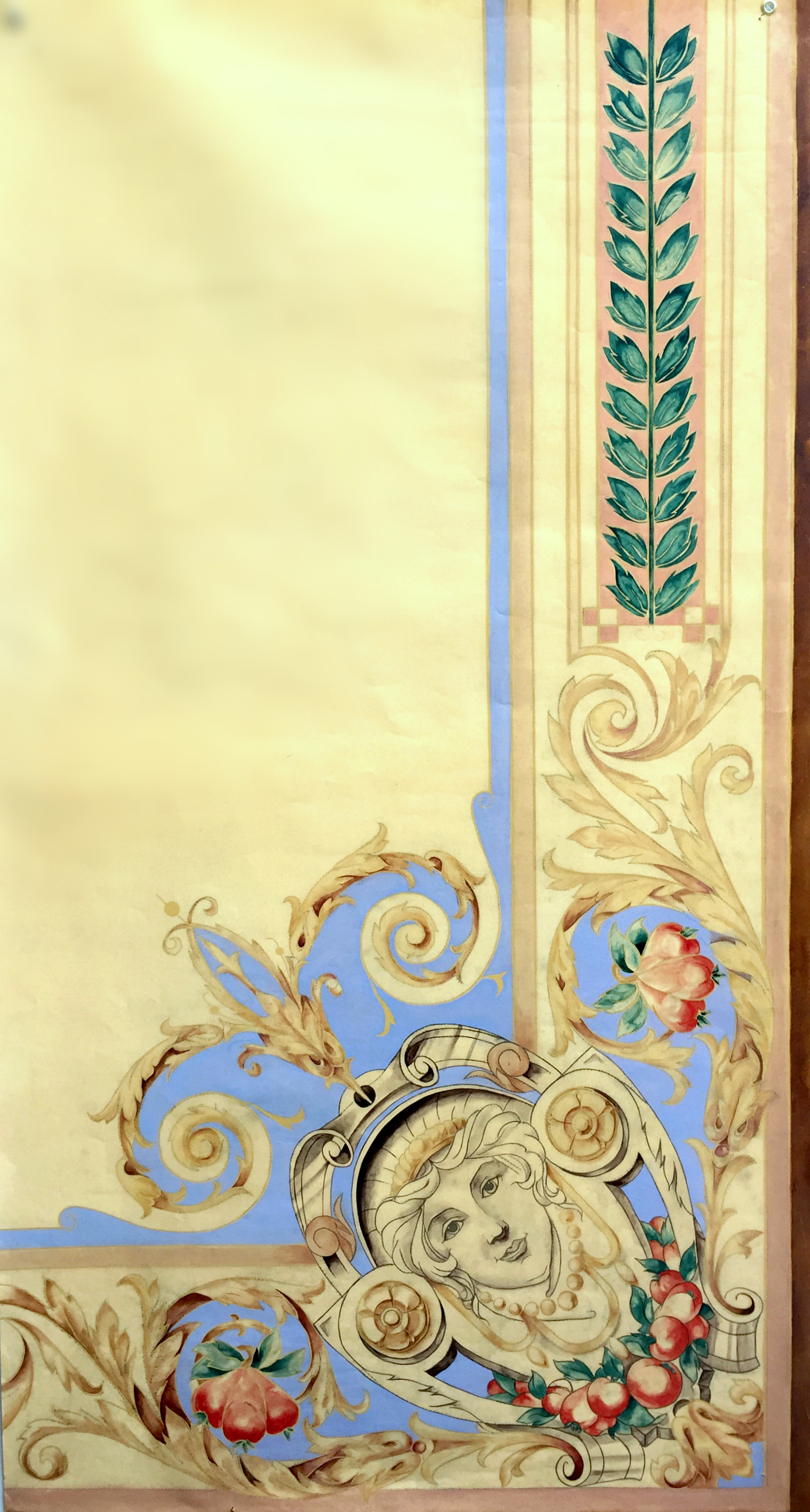 Modèle Renaissance de décor pour plafond 