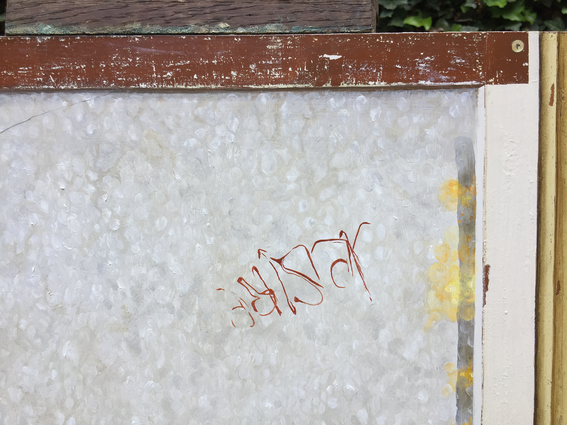 effet verre fou et graffiti