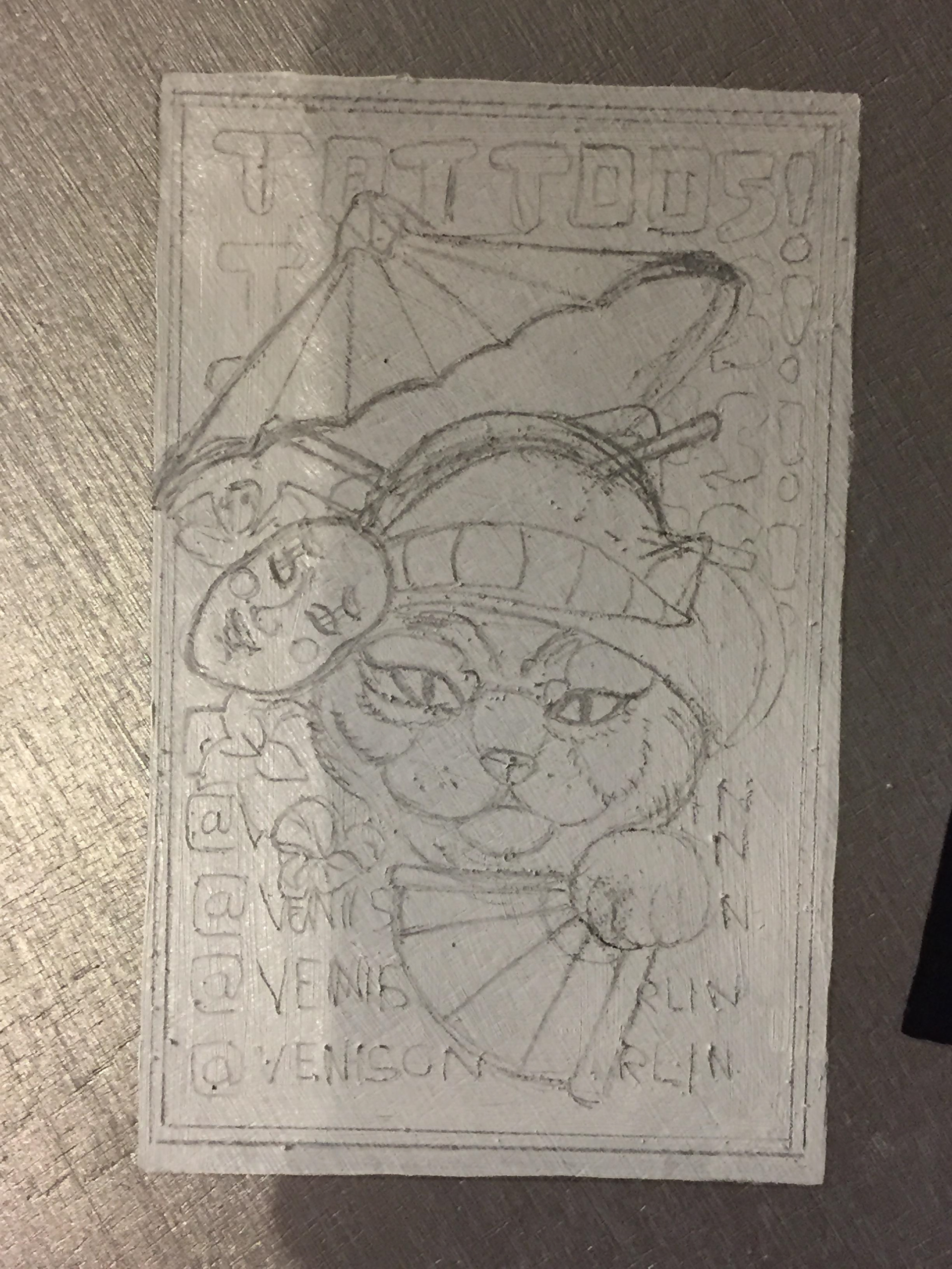 Détail de la reproduction d'un sticker