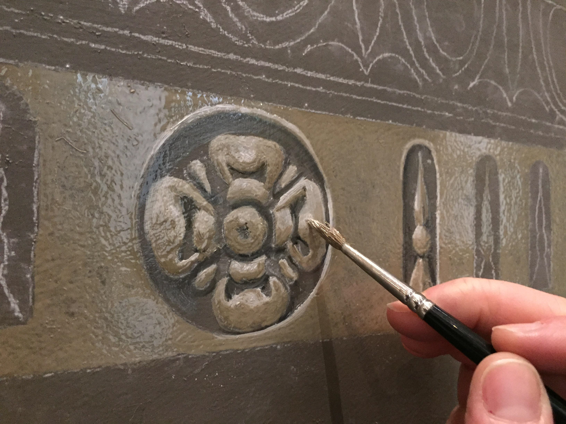 Détail de frise décorative