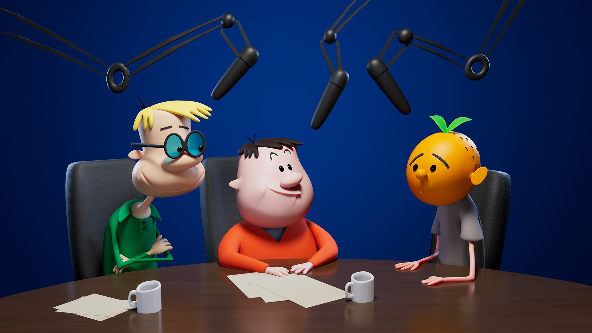 2023 - Based of "The Ricky Gervais Show" (Orange Head Version)