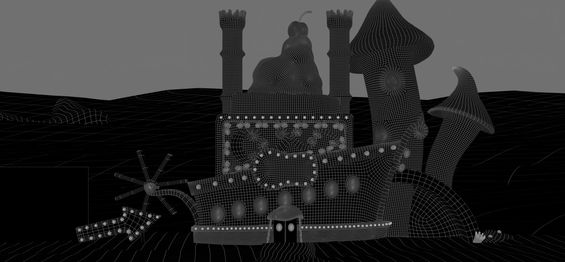 Wireframe of Goofy Goobers